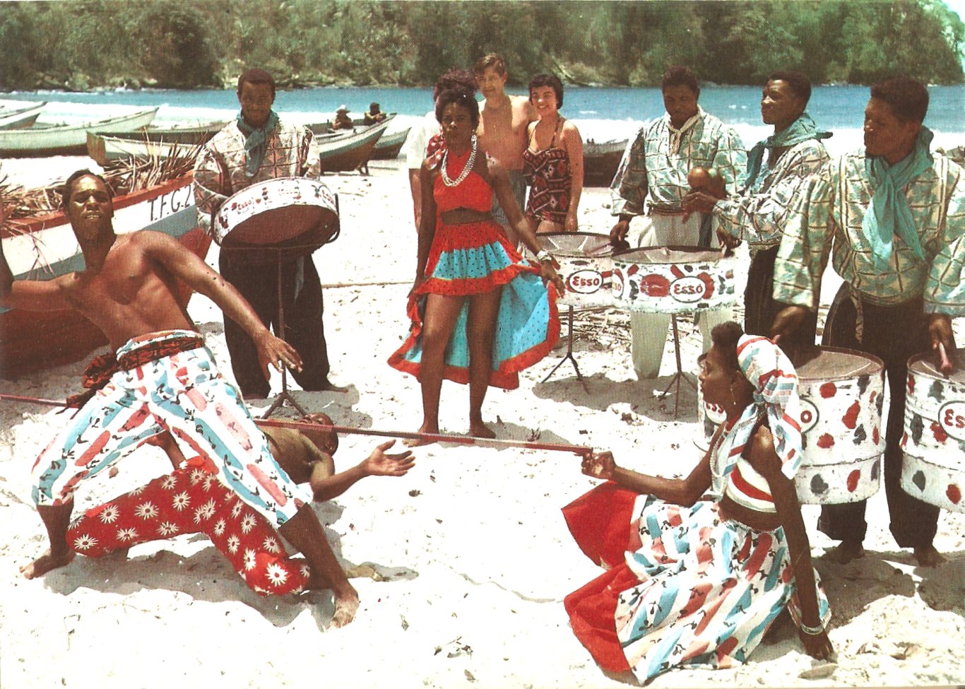 Limbo withESSO Tripoli_about-1964_probably-Maracas_The WI Islands_Hans W Hannau_Pg76_isbn_0-912458-85-2_argos